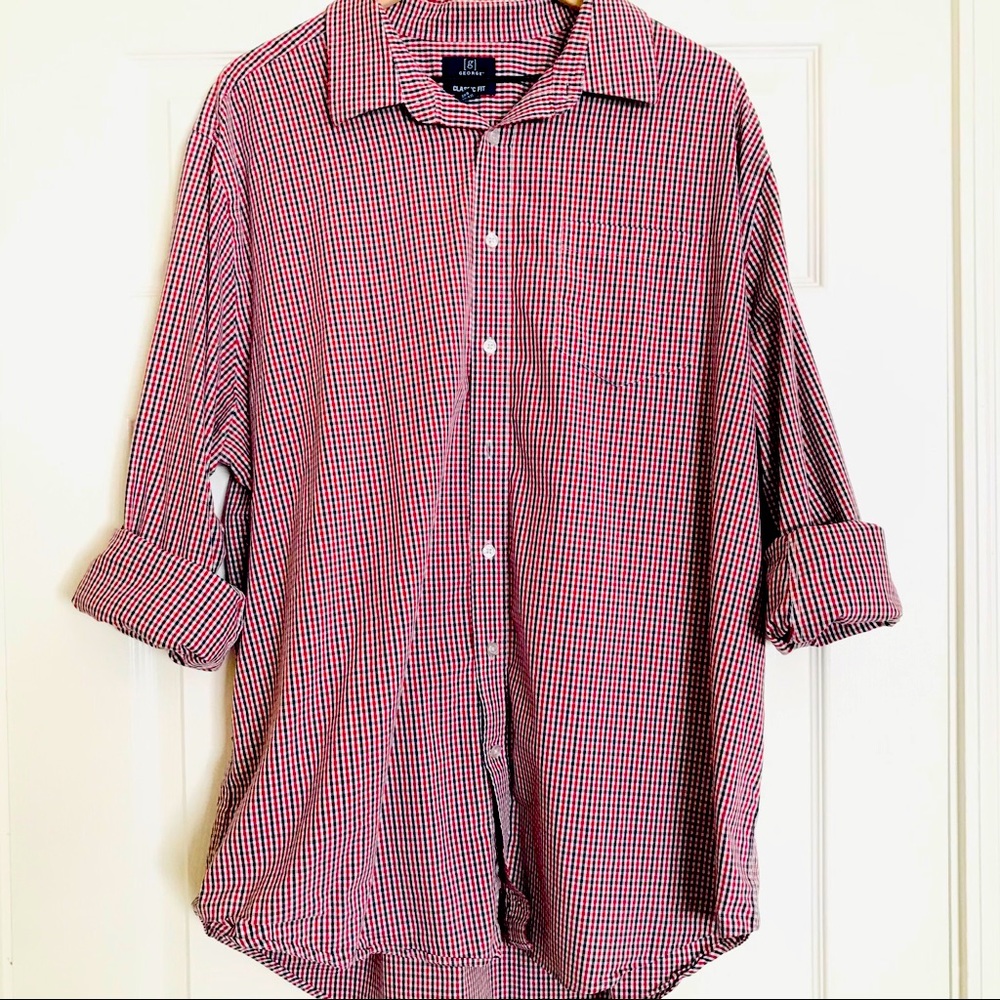 GEORGE Button Down Shirt Size XXL